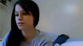 Cute amateur fingering on cam - porn video