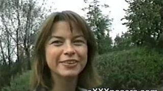 Milf is paid to show tits and panties - porn video