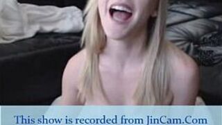 blonde camgirl play toys - porn video