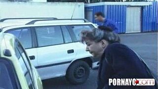 Granny With Hairy Pussy Gets Fucked And Facialed - porn video