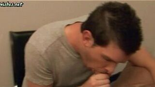 Gay prisoner sucking a dick and gets fucked - porn video