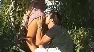 young couple outdoor - porn video