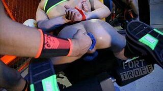 Two jocks playing with ass and toys - porn video