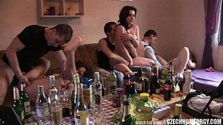 Czech Amateur Secret Groupsex Party - porn video