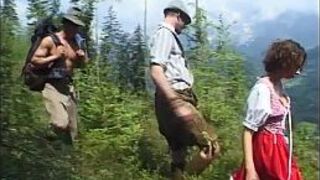 rough german fuck in the mountains - porn video