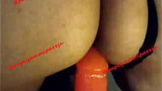 Playing hard with my hot dildo - porn video