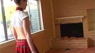 Slim Teen Chrissy Tyler hard fuck - porn video