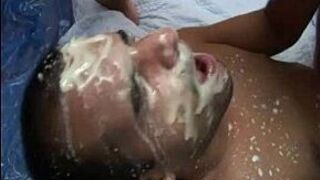 Wild Gay Facial for Virgin Gay - porn video